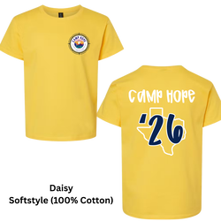 Yellow Camp Hope 2026 T-shirt